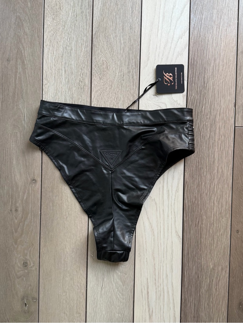 Honey Birdette Connie black high-waisted brief - Picture 6 of 7